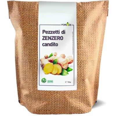 FORLIVE Pezzetti di Zenzero Candito 1000 GR