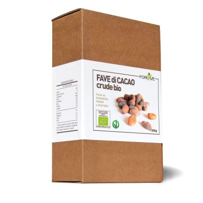 FORLIVE Fave di Cacao Crudo BIO 200 gr
