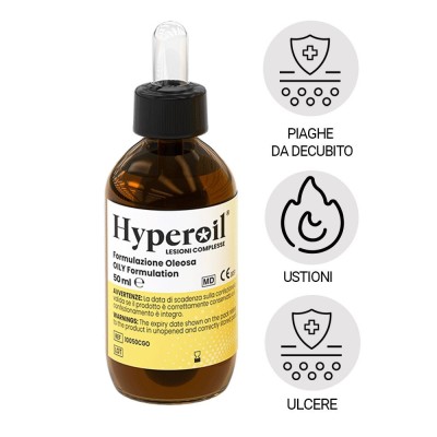 HYPEROIL OLIO 50ml con CONTAGOCCE LESIONI COMPLESSE