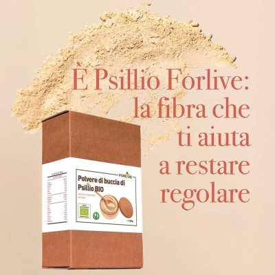 FORLIVE Polvere di Buccia di Psillio BIO 150 GR