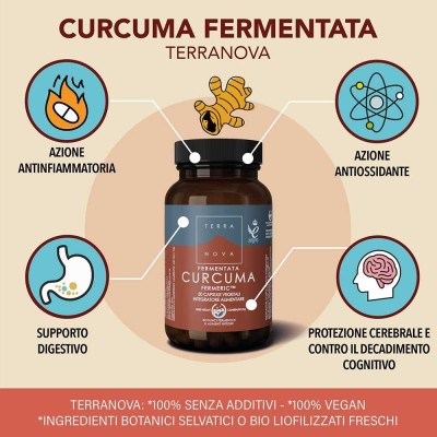 TERRANOVA Curcuma Fermentata 50 CPS