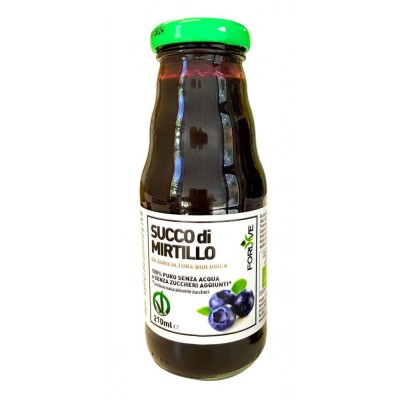 FORLIVE SUCCO MIRTILLO BIO PURO 100% 210 ML