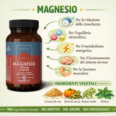 TERRANOVA Magnesio 100 mg Complex 50 CPS