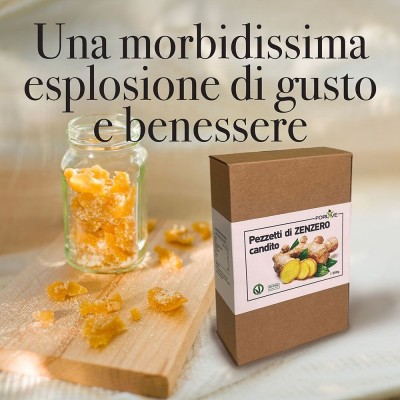 FORLIVE Pezzetti di Zenzero Candito  200 gr