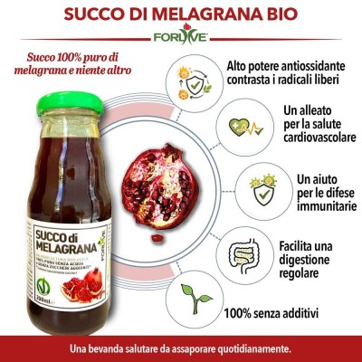 FORLIVE SUCCO MELAGRANA BIO PURO 100% 200 ML