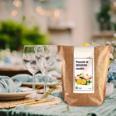 FORLIVE Pezzetti di Zenzero Candito 1000 GR