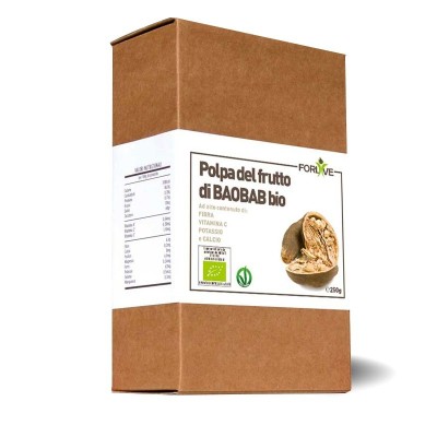 FORLIVE Polpa di Baobab BIO 250 gr