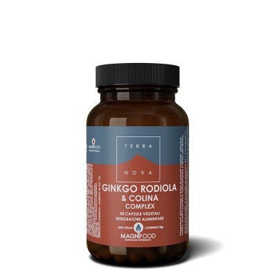 TERRANOVA Ginkgo, Rodiola e Colina 50 CPS